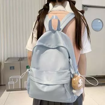 Школьный рюкзак для учащихся младших классов, учащихся начальной школы, женский рюкзак с третьего по шестой класс, рюкзак чёрный