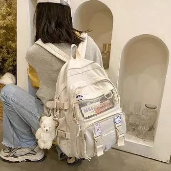 Школьный рюкзак для учеников начальной школы в корейском стиле Ins, рюкзак для школьников старших классов, детский рюкзак, рюкзак для средней школы