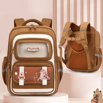 Школьный рюкзак Kapibala для школьников, рюкзак для начальной школы, детский рюкзак, облегчающий нагрузку, рюкзак большой вместимости синий