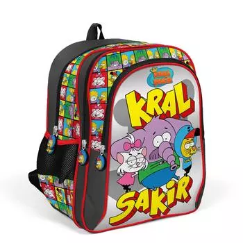 Школьный рюкзак King akir Dark Grey Silver с тремя отделениями 33130