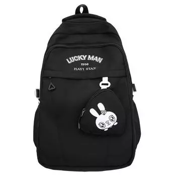 Школьный рюкзак, легкий, большой емкости, студенческий рюкзак розовый