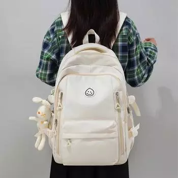 Школьный рюкзак женский рюкзак для студентов колледжа легкий рюкзак для отдыха большой емкости для учеников младших классов средней школы для уменьшения нагрузки