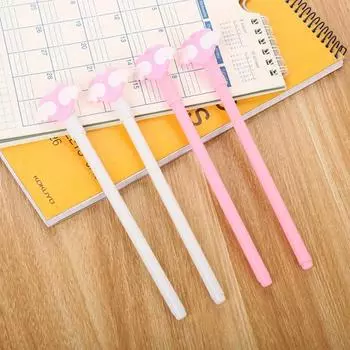 Школьный сезон 10 шт. 0,5 мм гелевая ручка с крыльями ангела, милая мультяшная ручка с изображением любви, обучающая канцелярская ручка для подписи розовый