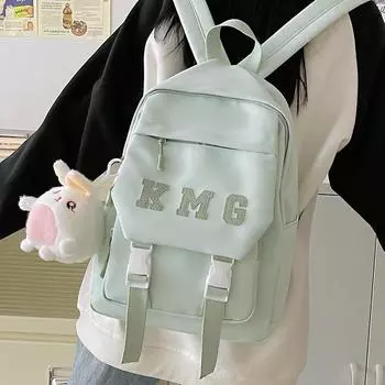 Школьный женский милый исходящий маленький рюкзак, легкий студенческий дорожный рюкзак чёрный