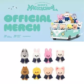 Школа магии Stray Kids SKZOO в Пусане POP-UP Store MD SKZOO Плюшевый плюшевый 10см вер.