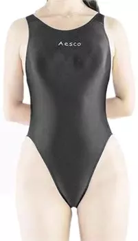 Школа отлично легко надевать и снимать мягкий супер сексуальный глянцевый высококонкурентный гимнастический костюм [AESCO] купальник, футболка, эластичность, выключен,