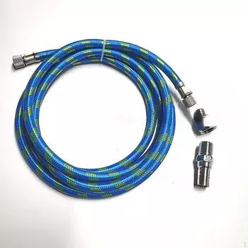 Шланг для аэрографа 1,8 м с адаптером 1/8 с концами 1/4 адаптер армированный воздух