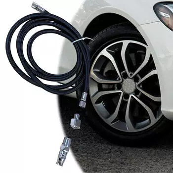 Шланг для аэрографа длиной 5,9 фута, армированный воздух премиум-класса со стандартным фитингом 1/8 дюйма для большинства