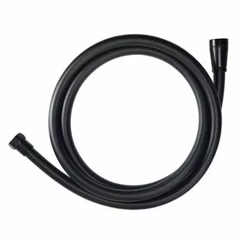 Шланг для душа Aramic с совместимым со всеми адаптерами, легко матовый черный 1,6 м, Япония, производители, установка, H-B3BA чёрный