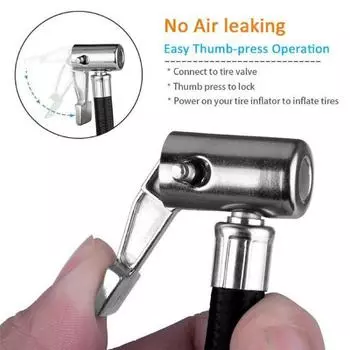 Шланг для накачивания легко наносится, высокая гибкость, не спущенный автомобильный патрон для накачки шин 10cm