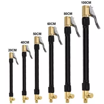 Шланг для накачивания шин автомобиля Шланг для накачивания трубки Запирающееся соединение воздушного патрона Быстроразъемный патрон для накачивания с соединителем