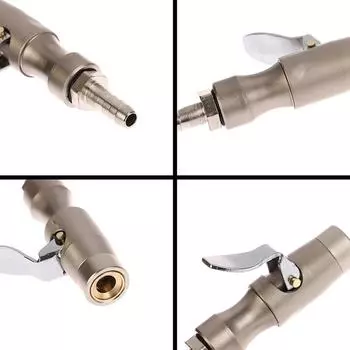 Шланг для накачки автомобильных шин, надувной воздушный насос, удлинительная трубка, адаптер, соединение для поворотных шин, фиксирующий воздушный патрон для велосипеда, мото чёрный