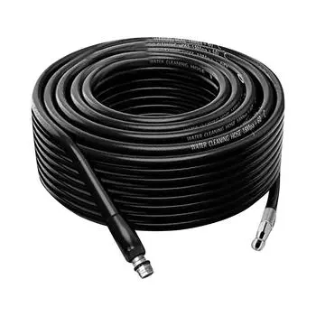 Шланг для очистки дренажа Kaichi, машина для очистки труб высокого давления, шланг для воды Kaichi, канализационная труба One Size чёрный