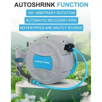 Шланг для полива Liangxi Home 30 Серый Черный Матовый Шланг для полива, 30, Лазурный