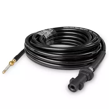 Шланг для прочистки труб, совместимый с шлангом для прочистки труб Karcher 25M. Насадка для прочистки труб пружинного типа с обратным распылением, совместимая с K2 K3 K4 K5 K6 K7. чёрный