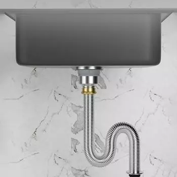 Шланг для слива раковины 40/60 см гибкий кухонный шланг