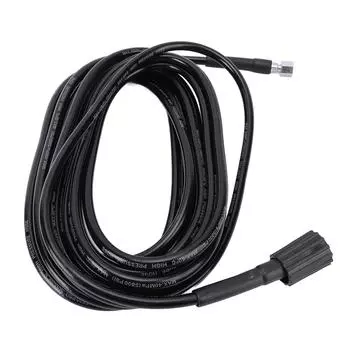 Шланг для воды высокого давления износостойкий резиновый металлический соединитель замена шланг для мойки высокого давления для автомобиля 8m / 26.2ft