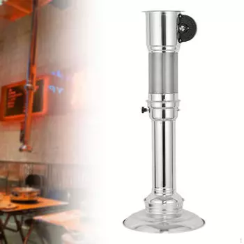 Шланг для вытяжки барбекю, расширяемый, практичное оборудование, вентилятор, дымоход Silver