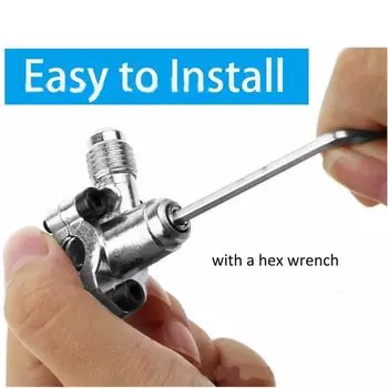 Шланг для заправки хладагента R134a с прокалывающим клапаном BPV31. Комплекты клапанов для прокалывания крана могут иметь манометр.