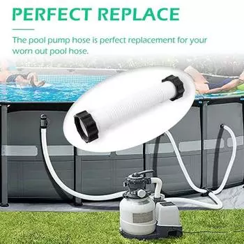Шланг насоса для бассейна Прочный легкий легкий монтаж Сменный шланг для насоса с песочным фильтром для бассейна для надземных работ 16inch