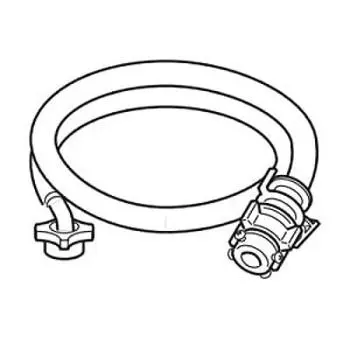 Шланг подачи воды для стиральной машины Toshiba, соединительный шланг 0,8 м 42040673