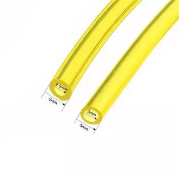 Шланг трубы газопровода бензина 2,5 мм / 3 мм 60 см для воздуходувки бензопилы триммера 2.5x5mm