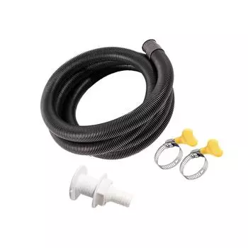 Шланг трюмного насоса диаметром 3/4 дюйма, гибкий для 2 зажимов и фитинга через корпус