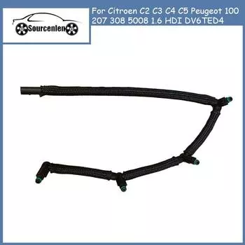 Шланг возврата топлива 1574Q5 157499 1574R2 для Citroen C2 C3 C4 C5 Peugeot 100 207 308 5008 1.6 HDI DV6TED4