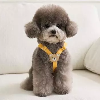 Шлейка Bai Bong Puppy Light Bear, желтая