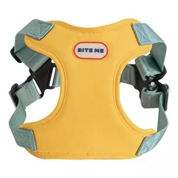 Шлейка Buy Me Dog Comfort, желтый + мятный