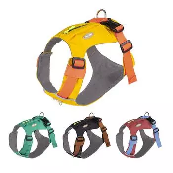 Шлейка для французского бульдога, регулируемый жилет для домашних животных, светоотражающая летняя дышащая шлейка для сиба-ину, вмещает лакомства для маленьких и больших собак S