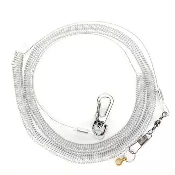 Шлейка для птиц с поводком, эластичная, защита от укусов, для прогулок на улице, веревка для тренировки полетов птиц, зоотовары 4,5 мм 4.5mm / 0.2in