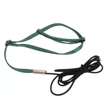 Шлейка для птиц с поводком, регулируемая эластичная, для тренировки полета, поводок для попугая кореллы M зелёный