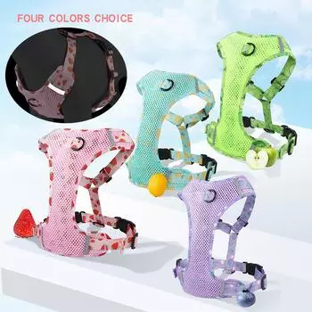 Шлейка для собак Andy, светоотражающая, дышащая, взрывозащищенная, средний и большой жилет для собак, шлейка для собак, лабрадор, бульдог, товары для прогулок S for 3-6kg