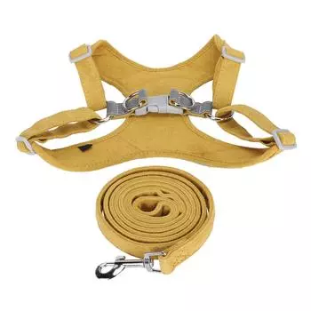 Шлейка для собак без удушья с тяговым тросом и удобным дыхательным ремнем Ginger XXS XXS