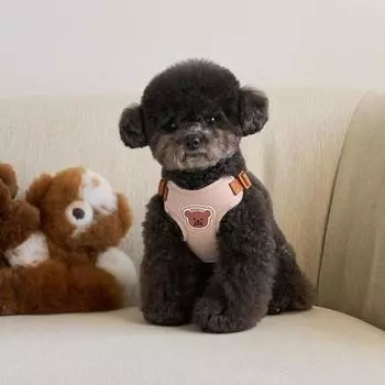Шлейка для собаки Benny s в одно касание, бежевая