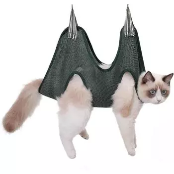 Шлейка-гамак для ухода за домашними животными для собак и кошек, Расслабляющая шлейка-гамак для ухода за домашними животными (Армейский Зеленый) XS армия зеленый