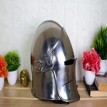 Шлем барбута, бронированный шлем, греческий шлем воина барбута, бронированный шлем для косплея, ro … Еще