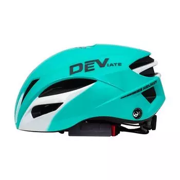 Шлем DEVIATE Unisex для горного и шоссейного велоспорта - Летняя версия Large белый/синий