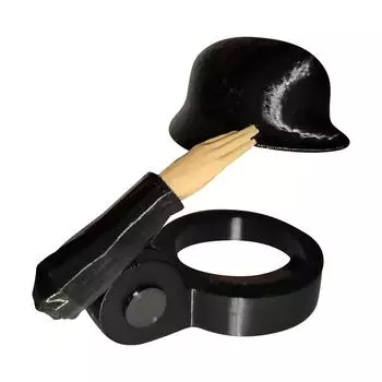 Шлем для бутылок Пиво/шлем Держатель для бутылок Пиво Используется для крышки бутылки пива One Size чёрный