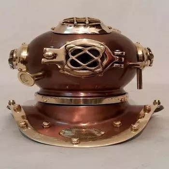 Шлем для дайвинга из латуни, 20,32 см, знак ВМС США, подарок