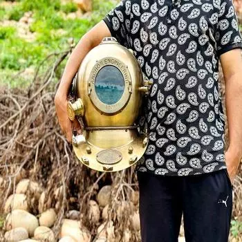 Шлем для подводного плавания 1921 года, якорный инженерный водолазный шлем ВМС США, водолазный шлем Mark V, морской шлем для глубоководного дайвинга