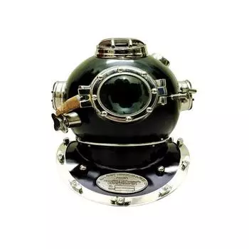 Шлем для подводного плавания с аквалангом диаметром 45,72 см для домашнего декора, бостонский шлем, шлем для морских дайверов, подарки на день рождения, коллекция ВМС США, рождественские подарки