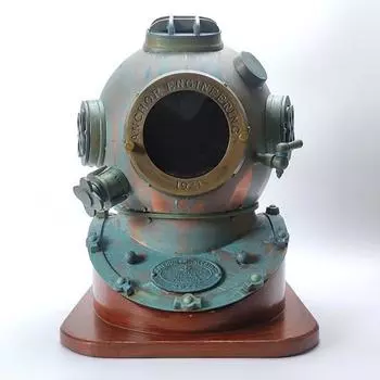 Шлем для подводного плавания с базой 1921 года, инженерный водолазный шлем с якорем, морской шлем для глубоководного дайвинга