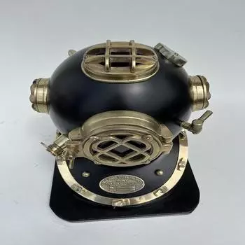 Шлем для подводного плавания Шлем для глубоководного дайвинга Шлем для дайвинга Mark V Black Antique