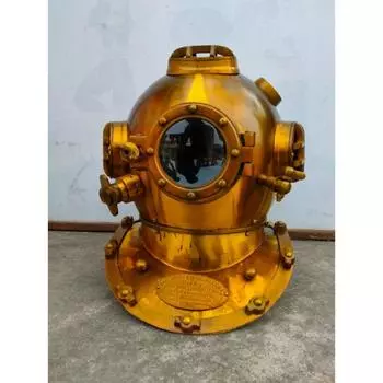 Шлем для подводного плавания | Водолазный шлем ВМС США Mark V | шлем глубоководного дайвера | морской водолазный шлем