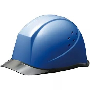 Шлем для работы ПК прозрачный козырек с вентиляционными отверстиями SC11PCLV RA3 UP Windflow [Midori Anzen] синий/дымчатый