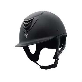 Шлем для верховой езды для всадников, профессиональная легкая вентиляция Black 50cm to 53cm