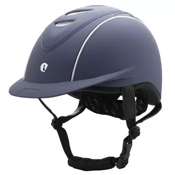Шлем для верховой езды Klaus LISBOA с регулировкой по шкале Coolmax, внутренний, цвет KTLS2, темно-синий (военно-морской флот) 55-58см (M) тёмно-синий