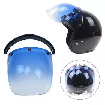 Шлем Faceshield Противотуманный Простота установки Ветрозащитный Легкий Сверхлегкий открытый мотоциклетный козырек для гонок